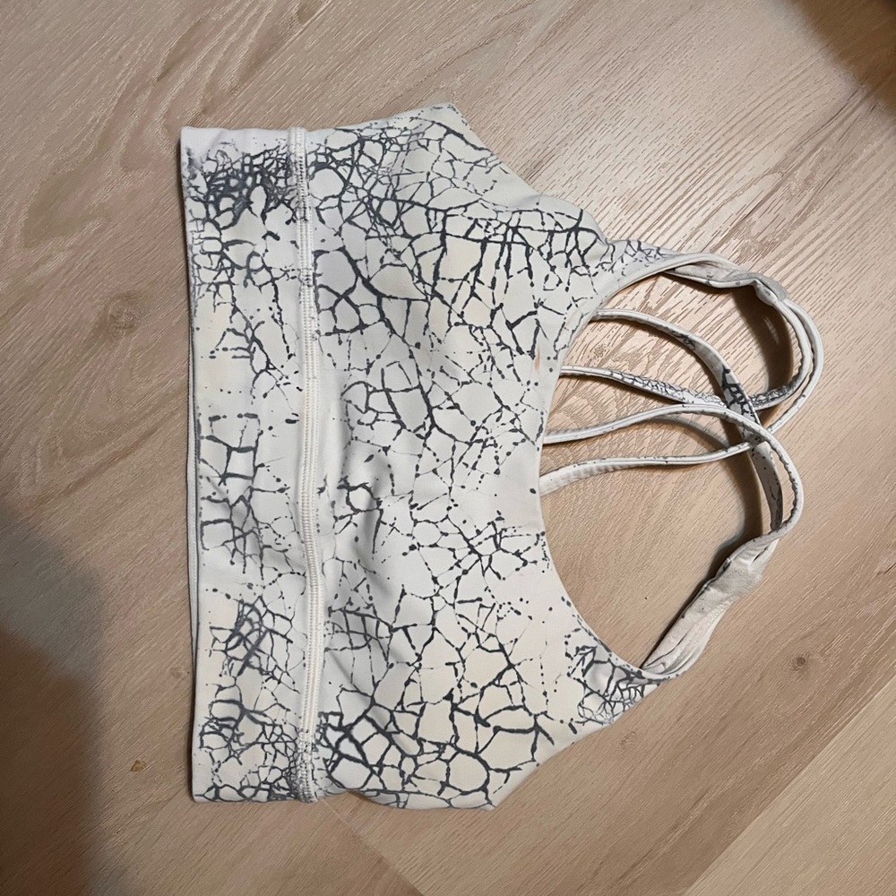 Cracked Pattern LuluLemon Sports Bra